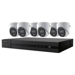 EKI-K82T46C Hikvision 8 Channels 4MP Turret PoE Kit