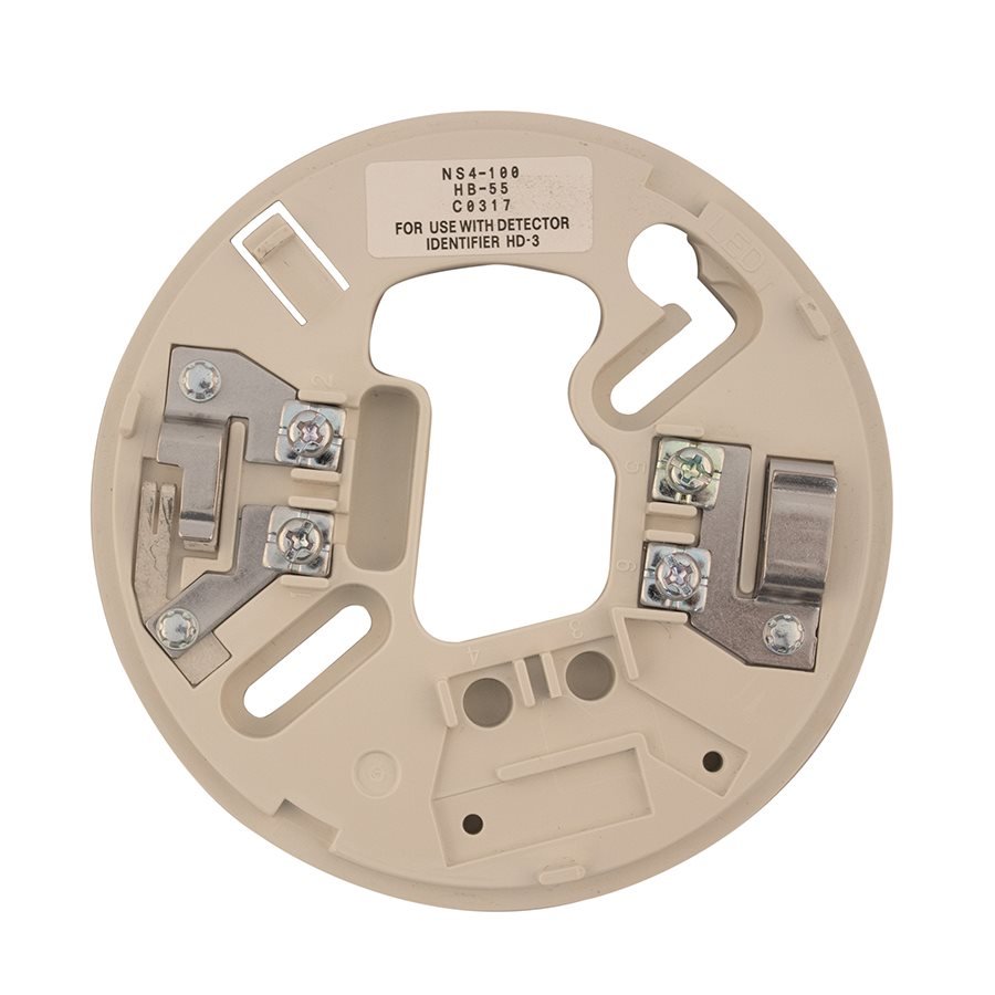 Conventional Detector Base. 2-Wire. 4'' . 24VDC - NS4-100