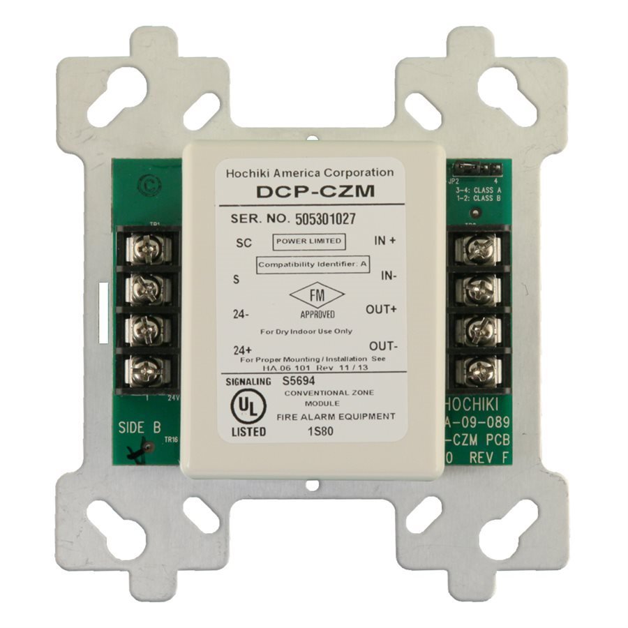 Conventional Zone Input Module for 4"Box. Class A & B - CZM