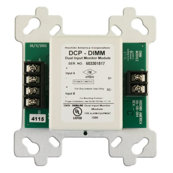 Dual Input Monitor Module for 4" Box. Class B - DIMM
