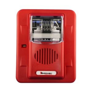 Horn Strobe 24VDC. 15/75CD. Wall Mount. Red - HEC24-1575WR