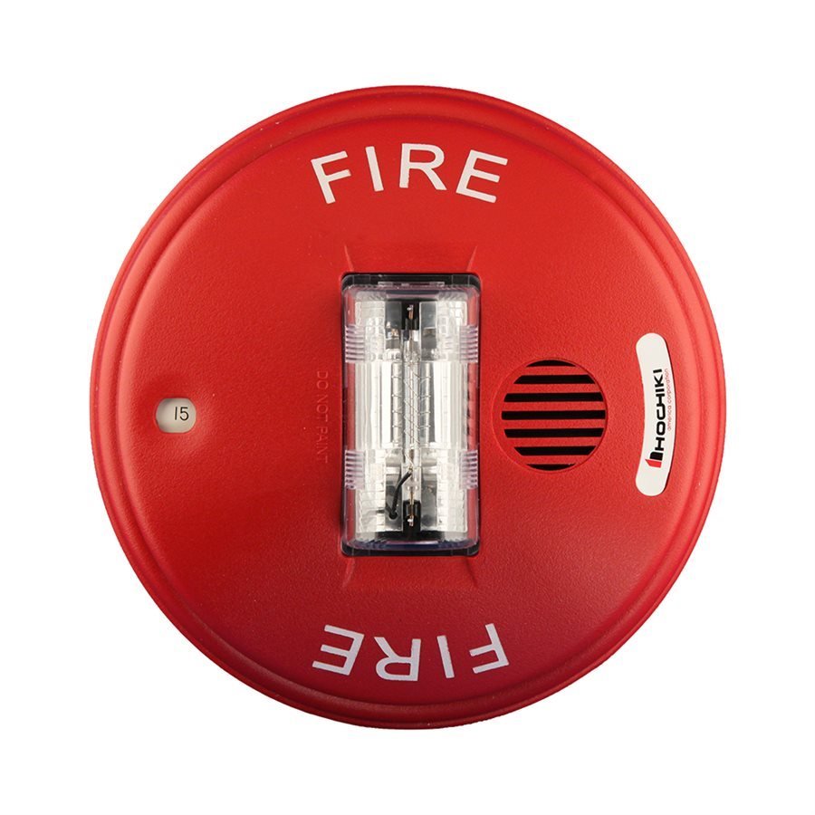 Horn Strobe 24VDC. Multi Candela. Ceiling Mount. Red - HCC24CR
