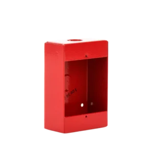 Backbox. Red for HPS & AMS Series Manual Pull Station - HPS-BB